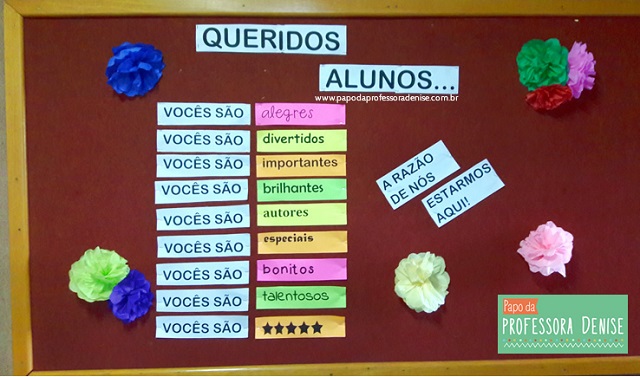 painel de boas vindas para escola para imprimir