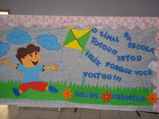 mural de bem vindos