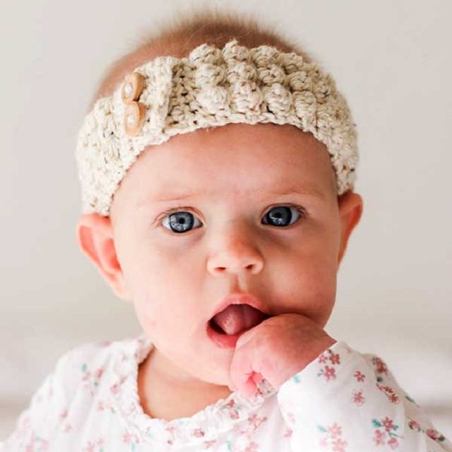 faixa de croche para bebe