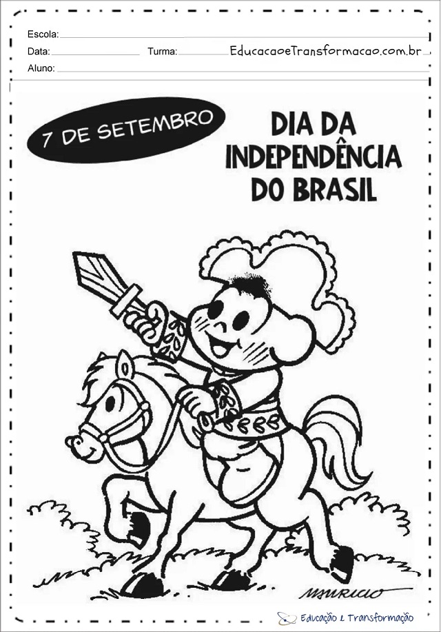 atividade independencia do brasil educação infantil