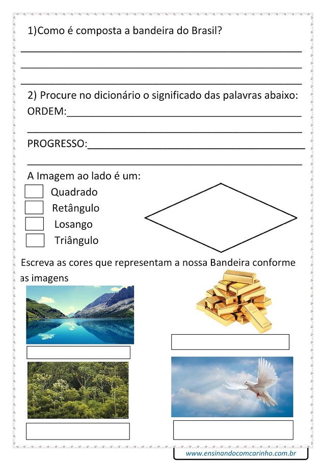 atividades do dia da independencia para educação infantil
