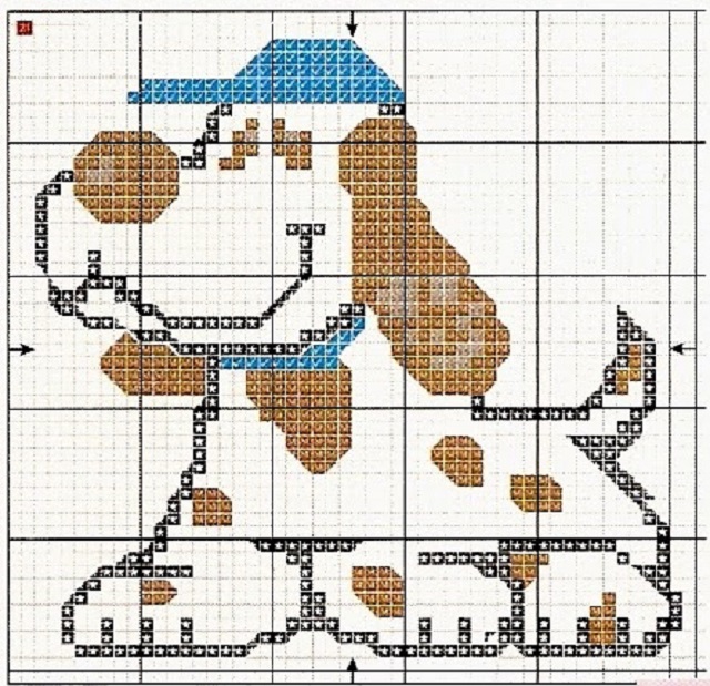 graficos de ponto cruz