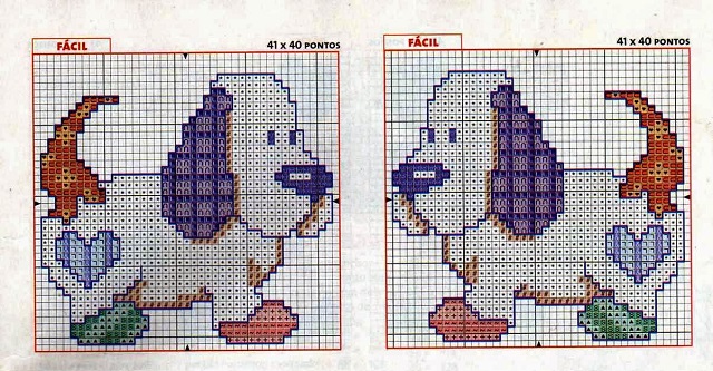 graficos de ponto cruz