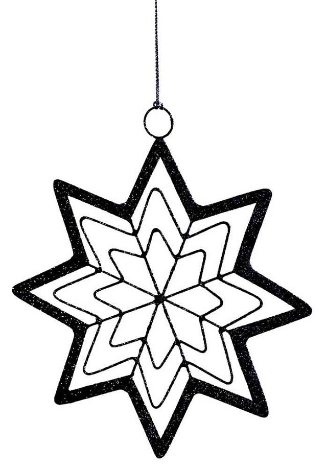 estrela de natal molde