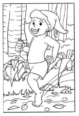Saci Pererê Desenho para Colorir: 30 Modelos para Imprimir | Revista Artesanato