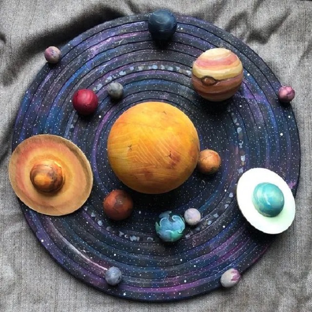 maquetes sistema solar