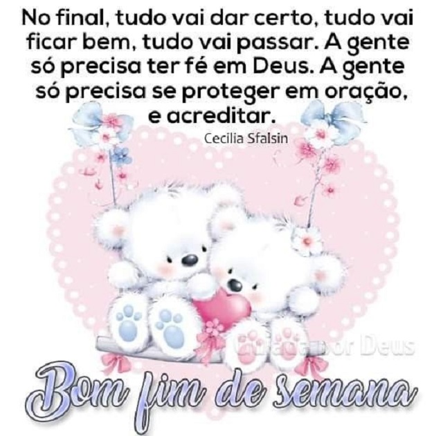 frases bom final de semana