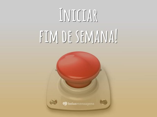 mensagem de um bom fim de semana