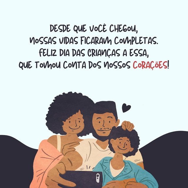 mensagem sobre o dia das crianças