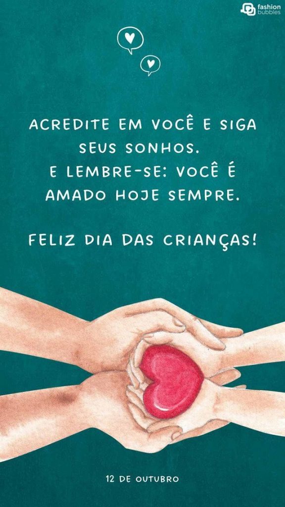 frase dia das criancas