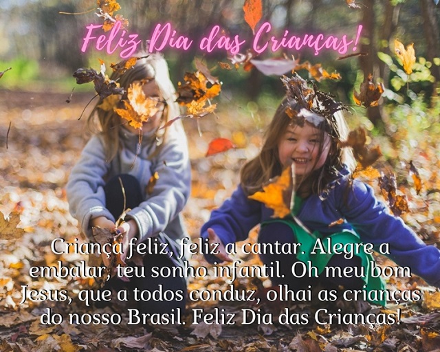 frases feliz dia das crianças