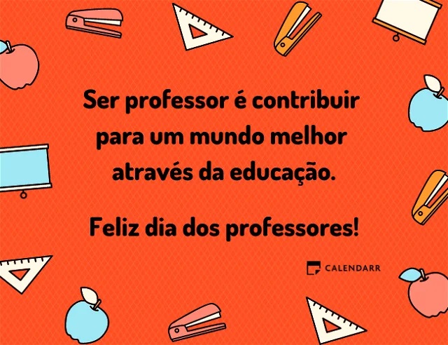 feliz dia do professor mensagem