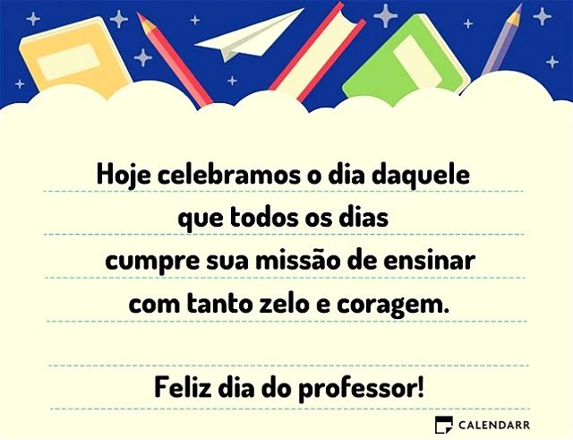 dia do professor frases