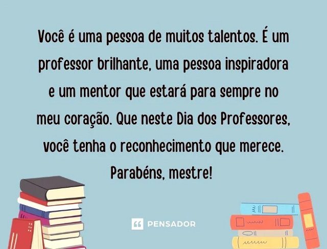 texto dia do professor