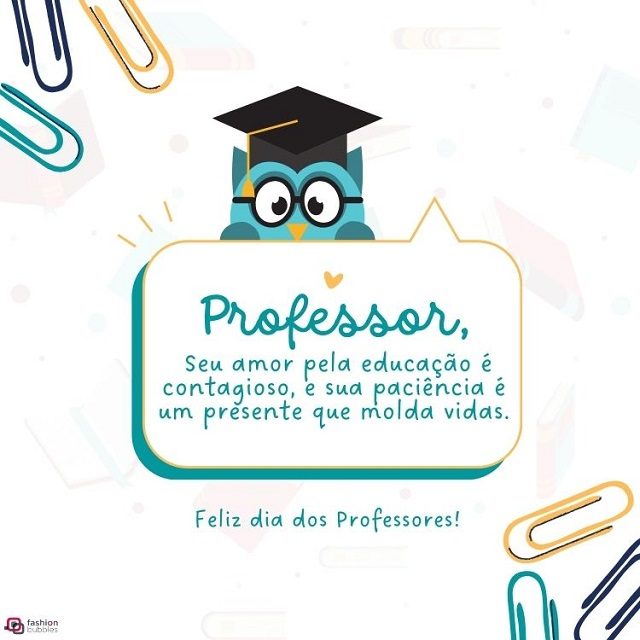 mensagem do dia dos professores