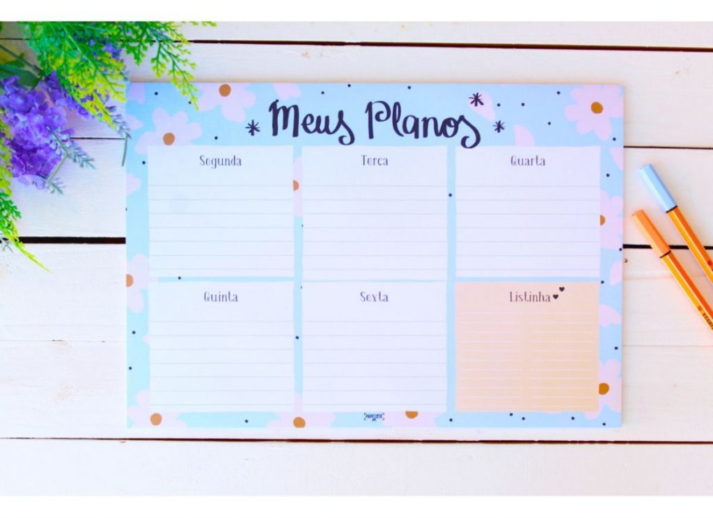 planner semanal pdf