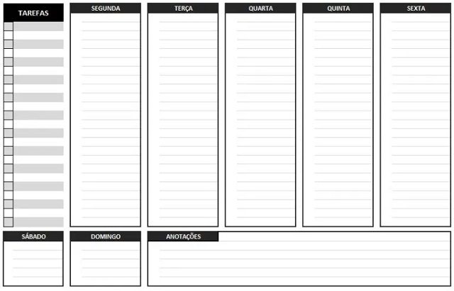 planner semanal para imprimir 2023