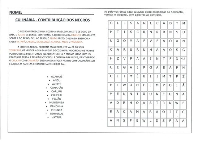 atividades lúdicas para trabalhar consciência negra
