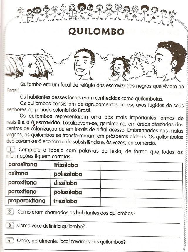 atividades consciência negra para escola