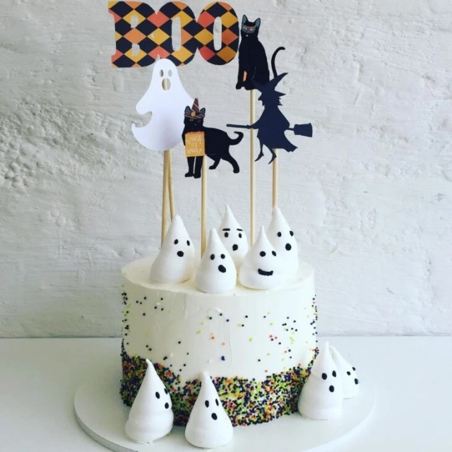 bolo de chocolate halloween