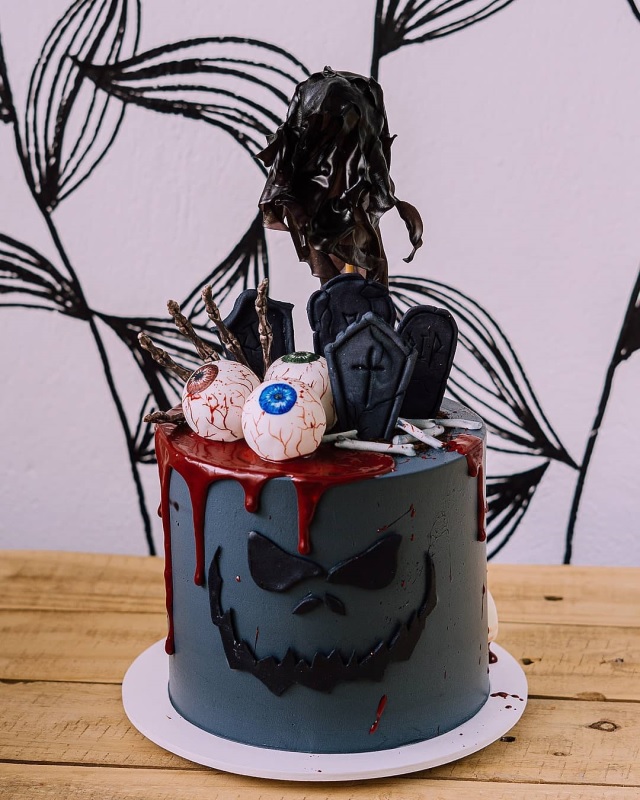 bolo de aniversário halloween