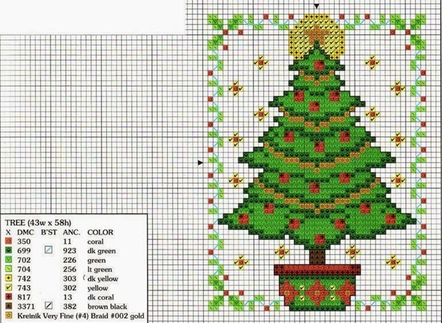 graficos de ponto cruz para imprimir