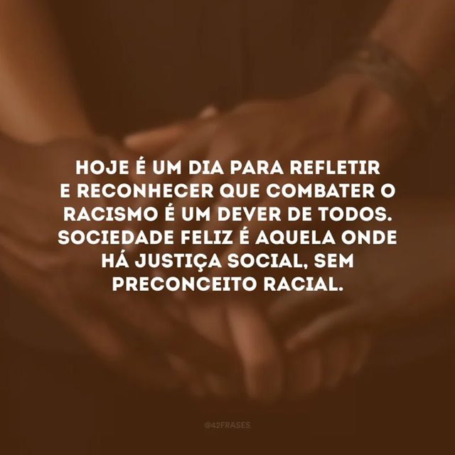 frases para o dia da consciência negra