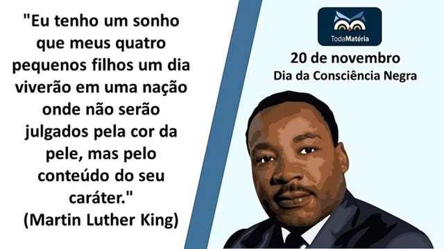 mensagem sobre consciência negra