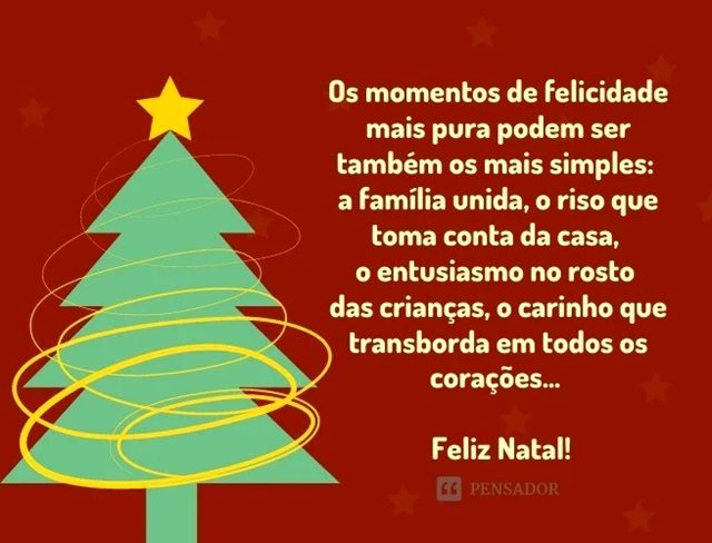 linda mensagem de natal para reflexão