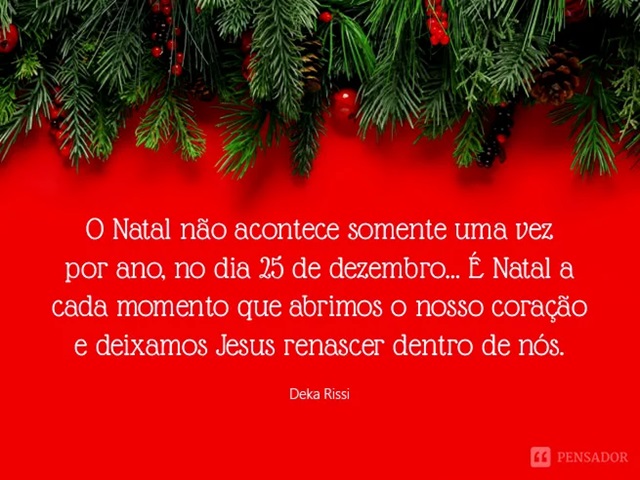 msg de natal