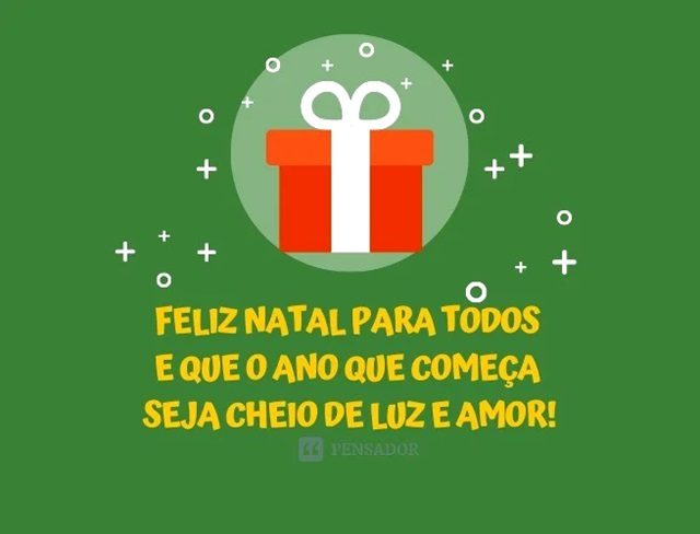 bonitas mensagens de natal