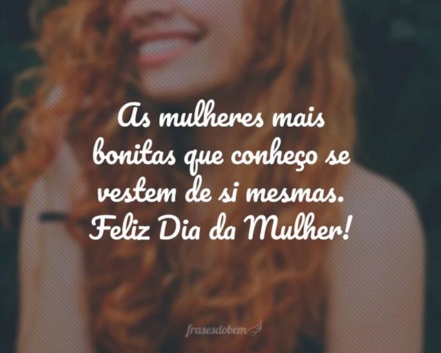 frases para dia 8 de março