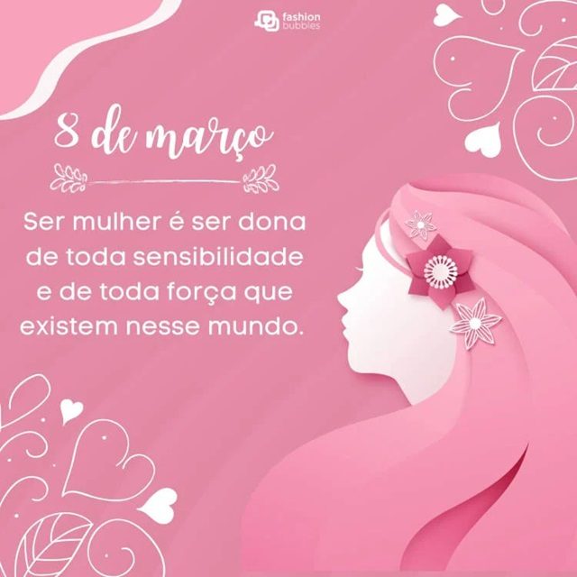 dia 8 de março mensagem