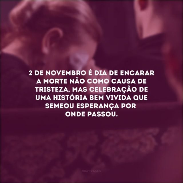 frases para o dia de finados