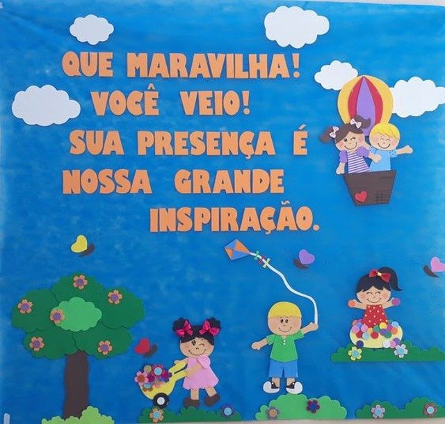 mural para educação infantil