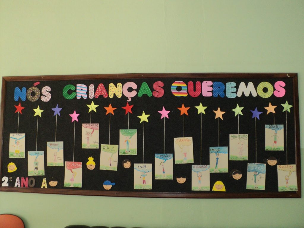 mural para o dia da criança