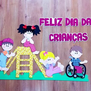 mural para dia das crianças