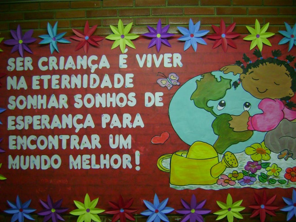 dia das crianças mural