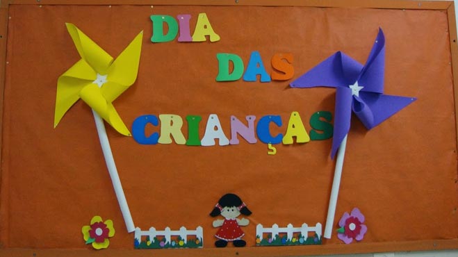 painel dia das crianças educação infantil