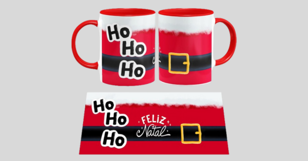 Arte Caneca Natal: 30 Modelos Criativos para Baixar Grátis