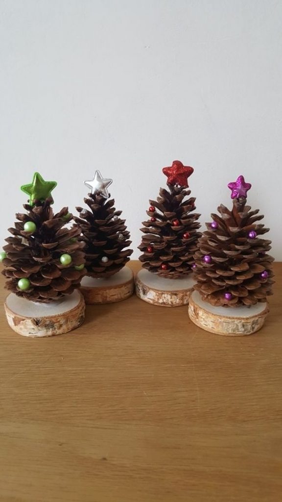 arvore de natal de pinha