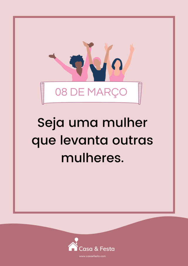 cartao de feliz dia da mulher