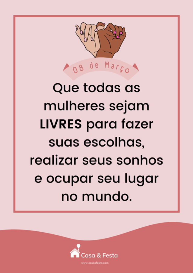 cartao de dia da mulher