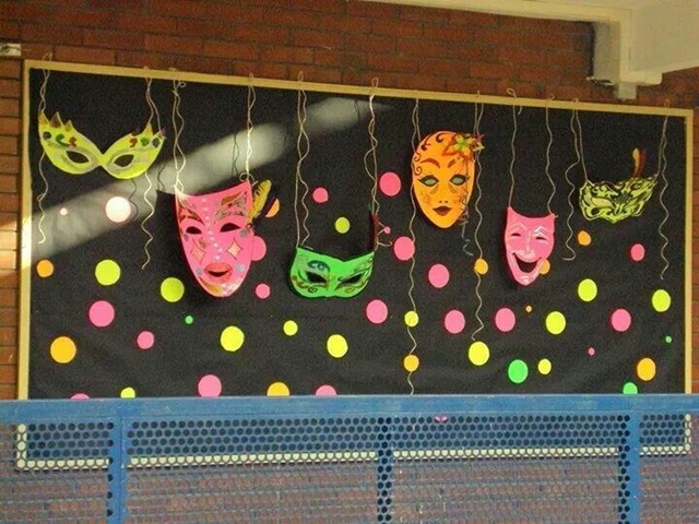 painel de carnaval para escola