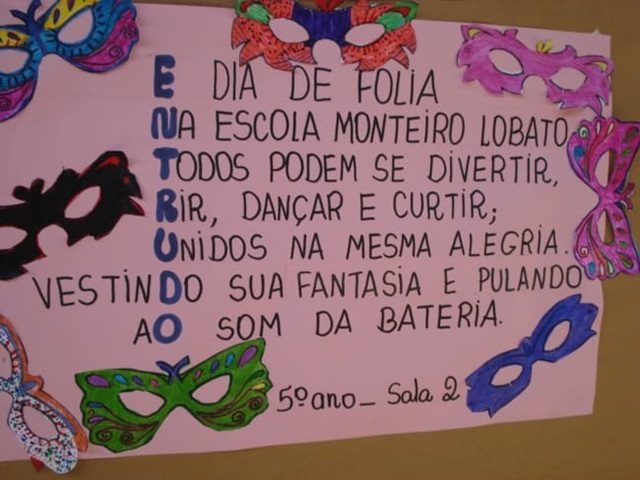 decoracao de carnaval escola