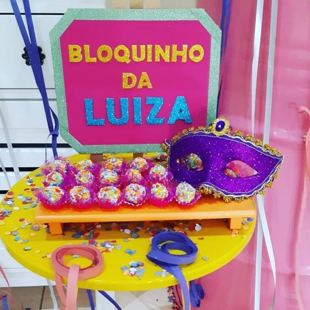 decoração carnaval simples