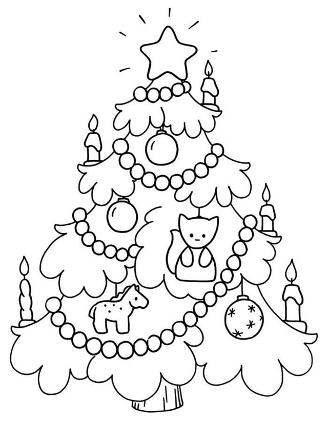 arvore de natal desenho