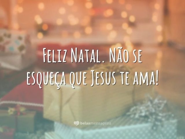 feliz natal mensagem evangelica