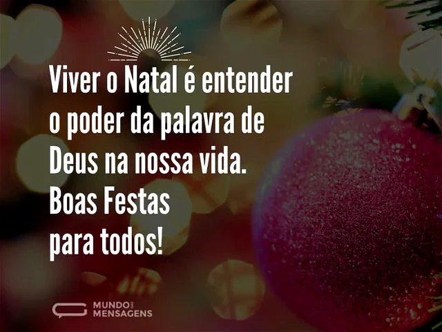 frase de feliz natal evangélica