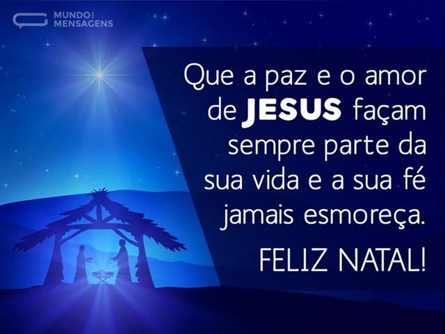 frase de feliz natal evangélica